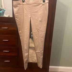 Calvin Klein Size XL Gold Stretch Fabric Ankle Length